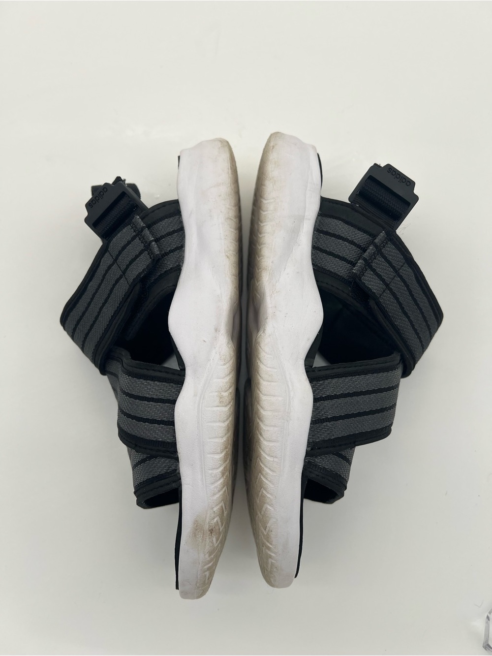Adidas Black and Gray 90s slingback slides women size 6 - Picture 6 of 8
